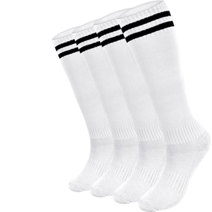Custom Comfortable Anti-Slip Soccer Football Sports Crew <b>Socks</b> 100% Cotton/Nylon/spandex Autumn Men - Product Image 1