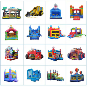 Istana Bouncer tiup ulang tahun dengan perosotan Bouncer tiup komersial istana tiup untuk penyewaan ulang tahun - Product Image 6