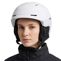 Casque de ski unisexe pour adulte, demi-casque en PC+EPS, résistant aux chocs, ventilé, chaud et sûr pour le ski, le snowboard, toutes saisons