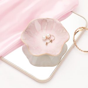 Bandeja de cerámica multifunción para exhibición de joyas, cuenco para llaves, plato de anillo, regalos para amigos, hermanas, <span class=keywords><strong>hija</strong></span>, <span class=keywords><strong>madre</strong></span> - Product Image 6