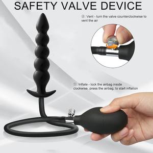 TTFOREST Silikon-Aufblasbarer Masturbator - Künstlicher <span class=keywords><strong>Penis</strong></span> mit Pumpe und Passendem Plug für Weibliche Selbstbefriedigung - Product Image 6