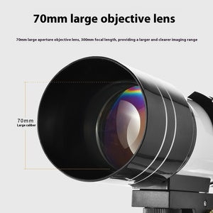 Jumelles en métal haute définition de télescope de réfracteur <span class=keywords><strong>astronomique</strong></span> d'entrée de gamme professionnelle haute puissance 30070 pour étudiants enfants - Product Image 3