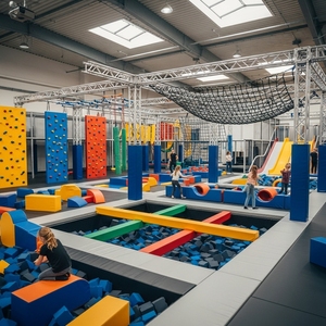 Ensemble de jeux d'escalade Ninja Warrior pour écoles et jardins d'enfants - Antidérapant et absorbant les chocs - Product Image 2