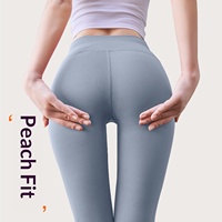 Yoga-Hose mit hoher Taille für Damen, nahtlos, schnell trocknend, atmungsaktiv, elastische Leggings, Pilates, Fitness, Übung, Sport, Laufen, Gym
