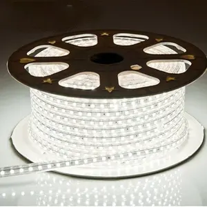110 V SMD 5050 Tahan Air LED Strip Lampu 60 LED/M 14.4 W 100 M/Roll untuk Dekorasi