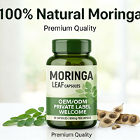 Capsules de Moringa Oleifera à base de plantes naturelles, riches en nutriments, pour soutenir la vitalité du corps