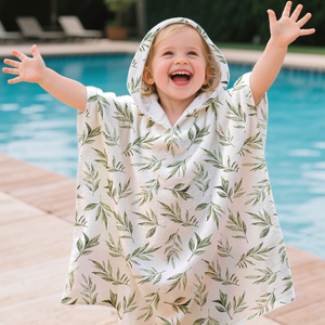 Custom <strong>Girls</strong> Boys Surf Changing Robe Kids Pool <strong>Towels</strong> Quick Dry Lightweight Soft Cotton <strong>Poncho</strong> Hooded Kids Beach <strong>Towels</strong> - Product Image 4