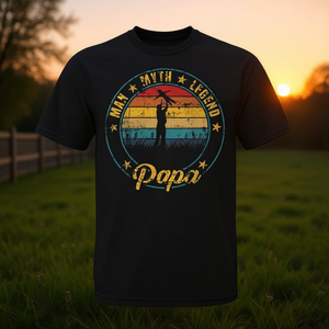 T-shirt promotionnel « Le Nouveau T-shirt Préféré de Papa » : L'Homme, le Mythe, la Légende - Product Image 3