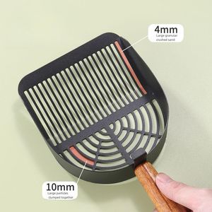Vente en gros en acier inoxydable grande pelle à litière pour chat en métal spécial tofu sable et minerai pelle à sable artefact d'élimination <span class=keywords><strong>des</strong></span> déchets d'animaux domestiques - Product Image 6