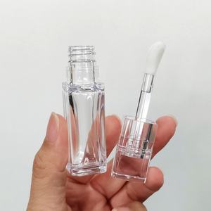 8.5-12.5ml Wholesale clear Tube Custom logo Cosmetic Liquid Concealer Tubes Empty Plastic Lipgloss Tubes - Product Image 1