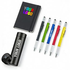 Multiherramienta 6 en 1 con Regla, Destornillador, Bolígrafo Multifuncional de Metal, Gadget Genial para Hombres, Esposos, Padres - Product Image 1