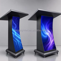 Professionelles Digitales Video-Panel Podium LED-Display Maßgefertigt Einfache Installation Kirchen-Konferenztisch-Bildschirm 4K HDR10 3-Jahres-Garantie