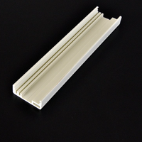 Profilé en PVC extrudé sur mesure, écologique, fabriqué en Chine, pour rails coulissants de fenêtres et portes de supermarchés