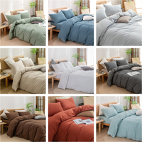 Ensemble de housse de couette de luxe haut de gamme, multicolores, personnalisables, résistants aux taches et respirants, pour les magasins de détail dans le monde entier