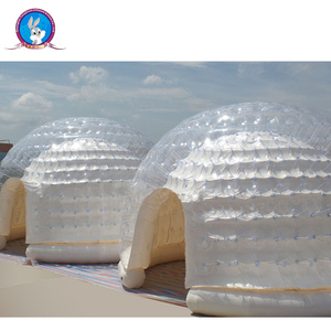 Su misura di Campeggio Esterna Trasparente Trasparente di Cristallo Gonfiabile Tenda Bolla/Bolla Gonfiabile Tenda a Cupola Con Tunnel - Product Image 1