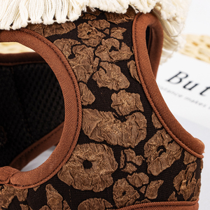 Arnés de perro pequeño encantador de liberación rápida con chaleco de perro pequeño para caminar diario de encaje para perro gato - Product Image 2