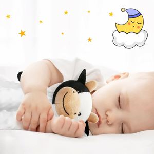 Manta de seguridad de vaca suave para bebés, para niños y niñas, manta de apego para recién nacidos, juguete de apego para bebés con diseño de vaca - Product Image 5