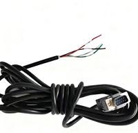 Câble DB9 blindé anti-rongeur Tongtai 20M à 9 broches, fil durable résistant aux rongeurs pour connexion de capteur de cellule de charge, Plug & Play