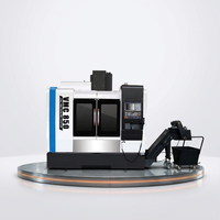 Centre d'usinage vertical CNC 4 axes VMC850 haute précision avec table rotative pour pièces métalliques