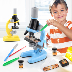 Microscopio HD 1200X, Juguetes Educativos Monoculares para el Aprendizaje de Ciencias Biológicas en el Laboratorio - Product Image 2