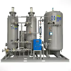 Z-oksijen 5-2500M3/h N2 jeneratör ekipmanları gıda ambalaj PSA azot tesisi için yüksek kalite