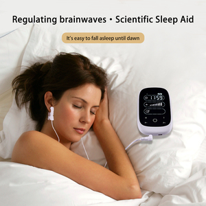 Nouvel appareil portable d'aide au sommeil par microcourant EMS, masseur à impulsions pour soulager l'insomnie et l'anxiété, rechargeable par USB - Product Image 4