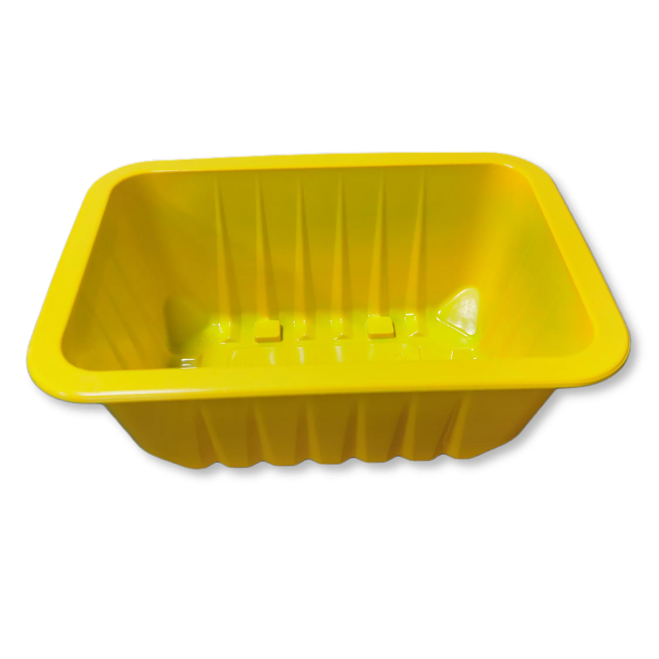 Yellow transparent case bento soap plastic lunch box for kids recycled plastic boxes