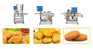 Línea de producción de pepitas de pollo, máquina comercial de hamburguesas y pepitas - Product Image 2