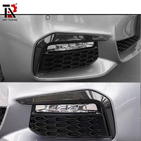 Couvre-phare antibrouillard avant en fibre de carbone pour BMW Série 5 M Sport G30 530i 540i 550i, cadre de phare antibrouillard avant, cadre de phare antibrouillard de pare-chocs