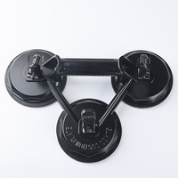 Ventosa manual de vacío de 123 mm para vidrio, herramienta de elevación de azulejos con función de arranque y parada, juego de ventosas de aluminio de alta resistencia para vidrio