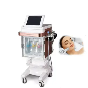 2024 Best Price SPA Facial Deep Cleansing Ultrasonic RF Cleaning High Frequency Oxygen Jet Peeling Pores Cleaner Beauty Device