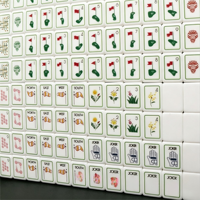 Jeu de Mahjong Américain de Luxe Moderne Pliable à Motif Golf Vert, 160 Tuiles en Acrylique, Portable, pour Voyage, Jeu de Société Familial, Cadeau