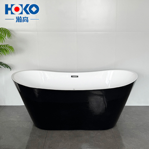 <span class=keywords><strong>Vasca</strong></span> <span class=keywords><strong>da</strong></span> <span class=keywords><strong>Bagno</strong></span> Freestanding in Acrilico HOKO con Getti d'Aria e Luci LED Cangianti, <span class=keywords><strong>Vasca</strong></span> per Immersione per Adulti - Product Image 1
