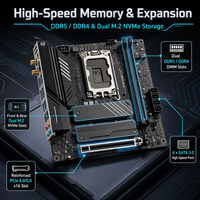 JGINYUE Mini ITX Motherboard AM4 AM5 DDR4 DDR5 M.2 NVMe Gaming Desktop Mainboard Seri B350I B450I B550I B650I B850I