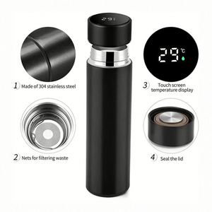 Thermos intelligent personnalisé de 500 ml avec affichage LED de la température, en acier inoxydable 304 de qualité alimentaire, à double paroi isolante - Product Image 4