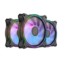 CoolerMaster MF120 HALO White ARGB Ventilateur de châssis Triplex, contrôleur/égaliseur de ventilateur/composant informatique/effet lumineux ARGB