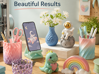 Filamen Printer 3D Yiqiu3D Silk PLA 1.75mm 8 Warna Pastel Set Anti-Macet, Mudah Dicetak, Hasil Akhir Sutra untuk Bambu Lab Creality K1