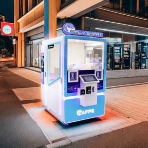 Distributeur automatique de café en grains à écran tactile à vendre Distributeur automatique de café instantané Fenêtre avec système de paiement par pièces - Product Image 5