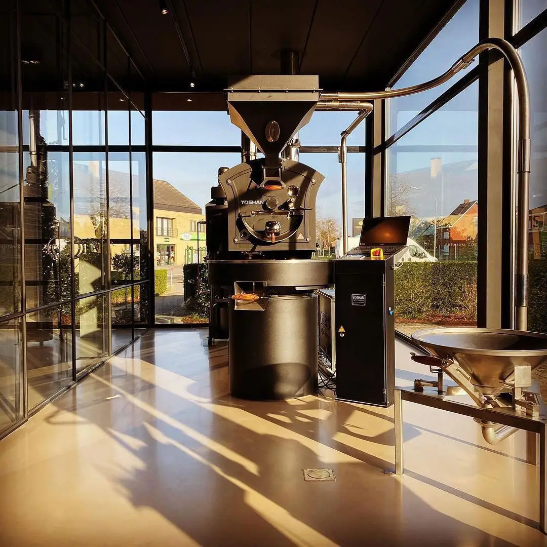 Yoshan Giesen เครื่องคั่วเมล็ดกาแฟอุตสาหกรรม,เครื่องคั่วกาแฟ Tostadora De Cafe Roaster ขนาด5กก. 6กก. 10กก. 12กก.