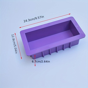 La fábrica MUYULINS puede personalizar moldes de silicona LFGB para pan tostado matutino, moldes de silicona de una sola cavidad para hacer jabón. - Product Image 2