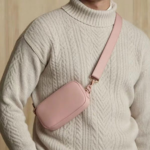 Sac de téléphone à bandoulière en néoprène imperméable avec logo personnalisé, mini, minimaliste, uni, compatible avec <span class=keywords><strong>iPhone</strong></span>/OPPO - Product Image 5