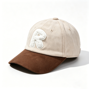 Custom Fashionable Luxury Suede Baseball Cap 6-Panel Adjustable Brim Baseball Hat Bulk Orders Available - Product Image 3