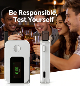 Tragbarer Alkoholtester Atem- und Messgerät für Trunkenheit Digitaler Alkoholtester mit Anpassbarem LOGO - Product Image 3