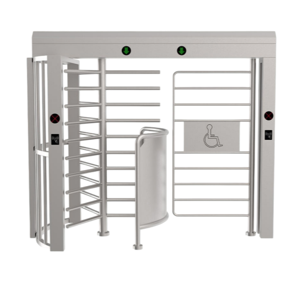 Door Access Control Equipment Security Single Double Channel RFID Qr Code Full Height Tripod Turnstile Gate
