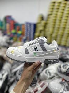 Chaussures de sport en maille confortables à bas prix pour le commerce extérieur, vente en gros, usine personnalisée, tendance masculine en PU - Product Image 5