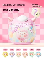 Timo Planet DongDong Sheep Mignonne Poupée en Peluche en Polyester avec la Langue Sortie, Jouet Surprise en Boîte, Anti-stress, Cadeau d'Anniversaire