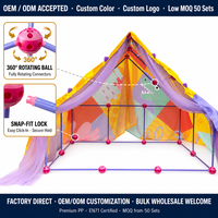 Ensemble de construction en ABS de 168 pièces, bâtonnets et billes, kit de construction DIY, forteresse, château, robot, jouet éducatif STEM