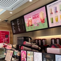 Panneau de menu lumineux LED mural ultra-mince décoratif pour restauration rapide, boîte à lumière publicitaire, affiche de menu de restaurant