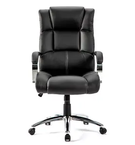 מודרני עיצוב נוח מסתובבת משרד כיסא עור בכיר בוס משרד כיסא