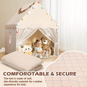 Tienda de Campaña Infantil de Tela de Poliéster Resistente, Diseño de Casa de Árbol de Navidad, <span class=keywords><strong>Juguete</strong></span> de Interior para Niños, Regalo Perfecto - Product Image 3